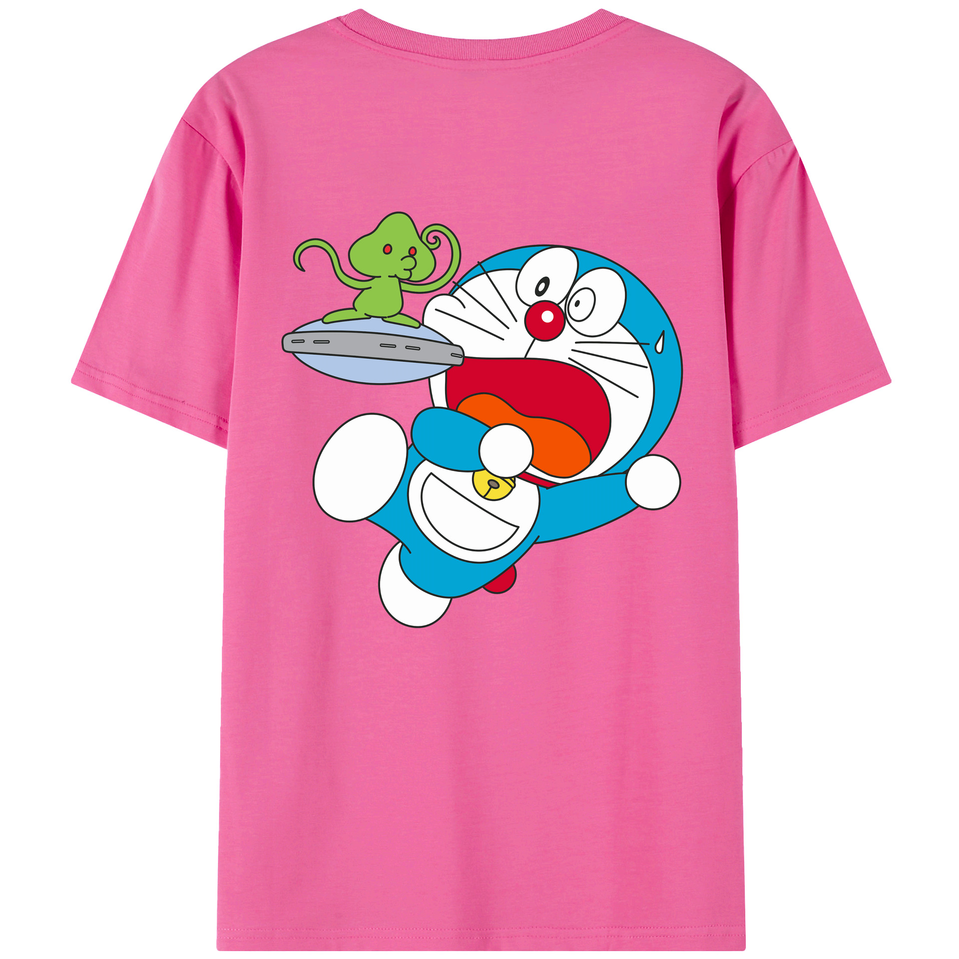 （画像用） ドラえもん Doraemon レディース半袖Tシャツ(バックプリント)